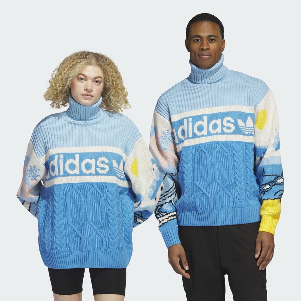 Adidas Unisex Turtleneck Sweater | M